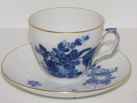 Blå Blomst Svejfet med Guldkant
Kaffekop #1870