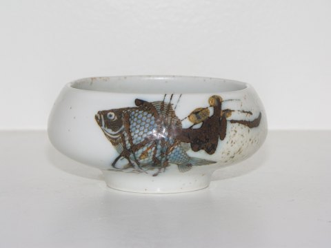 Royal Copenhagen art pottery
Small bowl with fish