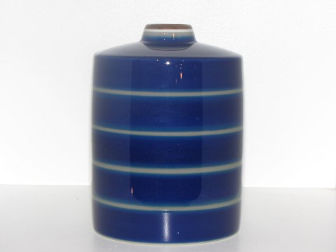 Porsgrund Norway art porcelain
Blue vase with lines