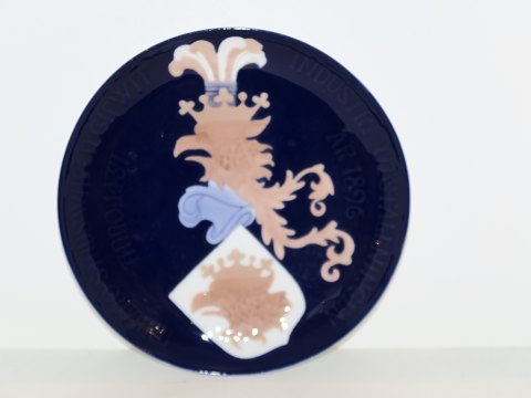 Bing & Grondahl commemorative plate from 1896
Industrial exhibition in Malmo, Sweden