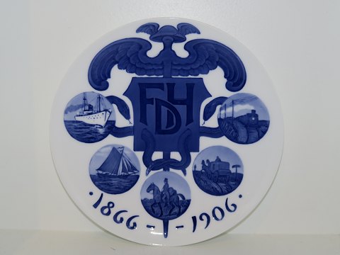 Royal Copenhagen Mindeplatte fra 1906
FDH Foreningen af Danske Handelsrejsende