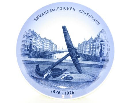 Royal Copenhagen Mindeplatte fra 1976
Sømandsmissionen i København