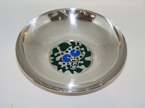 Georg Jensen Sterling Silver
Bowl with enamel by Henning Koppel in original box