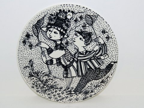 Bjorn Wiinblad art pottery
Black Month plate - August