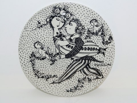 Bjorn Wiinblad art pottery
Black Month plate - March