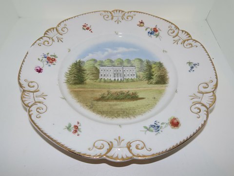 Royal Copenhagen
Rare Rokoko dinner plate with Danish Castles from 1800