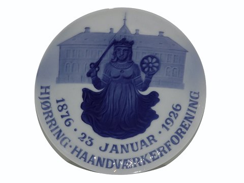 Royal Copenhagen plate from 1926
Hjorring 1876-1926