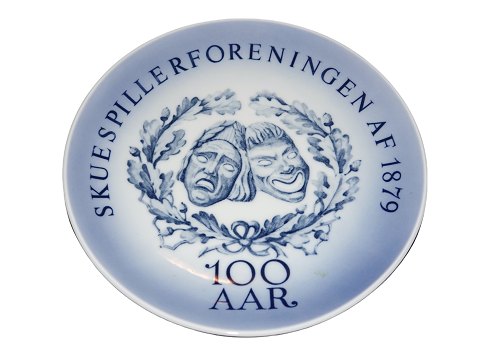 Royal Copenhagen platte 
Skuespillerforeningen af 1879 - 100 år