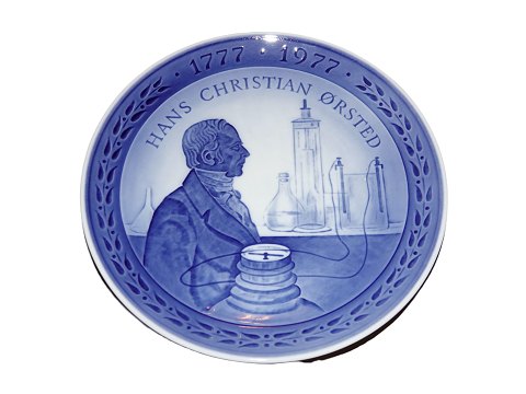 Royal Copenhagen commemorative plate from 1977
Hans Christian Orsted 1777-1977