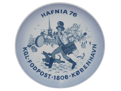Bing & Grondahl plate from 1976
Hafnia 76 Kgl Fodpost København