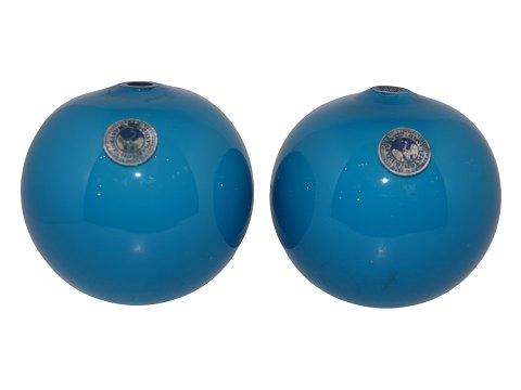 Holmegaard
Blue decoration ball 8 cm.