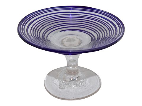 Kastrup Glass
Small sugar dish with blue stripes from around 1886