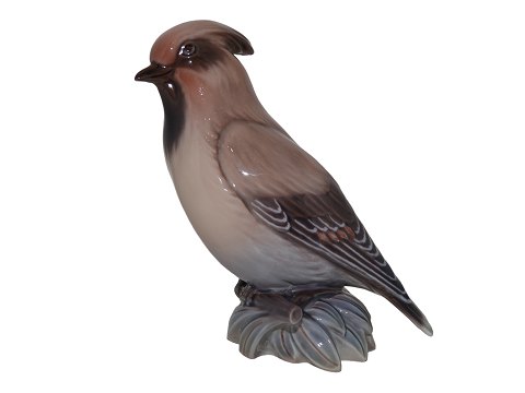Large Dahl Jensen Bird Figurine
Waxwing