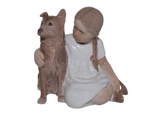 Bing & Grøndahl figur
Pige med hund