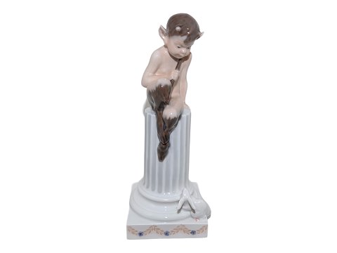 Royal Copenhagen figurine
Faun on pedestal with rabbit on base
