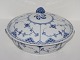 Blue Fluted Half Lace
Round lidded bowl
