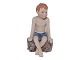 Royal Copenhagen figurine
Seated boy