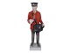 Stor Royal Copenhagen figur
Postbud i rød uniform