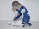 Bing & Grondahl Figurine
Girl feeding white cat