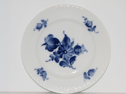 Blå Blomst FlettetKagetallerken 16 cm. #8092.
