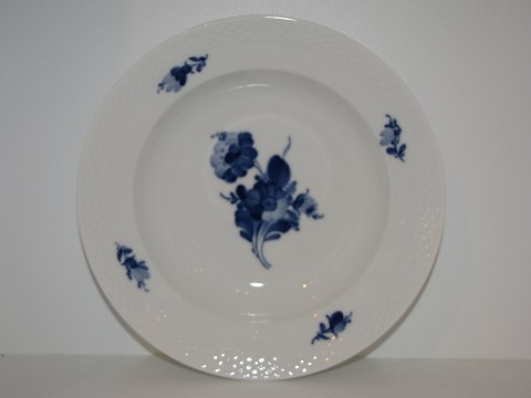Blå Blomst FlettetLille dyb tallerken 20,8 cm. #8105
