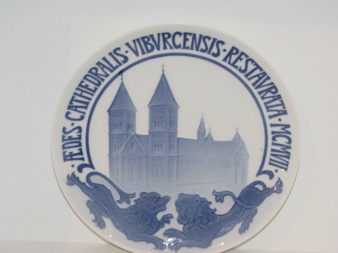 Bing & Grøndahl Mindeplatte fra 1907Restaurering af Viborg Domkirke