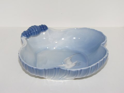 Seagull without gold edgeClam shaped dish