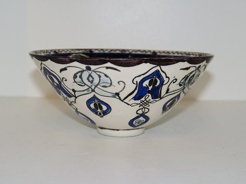Royal Copenhagen keramikUnika skål med ansigter fra 1956
