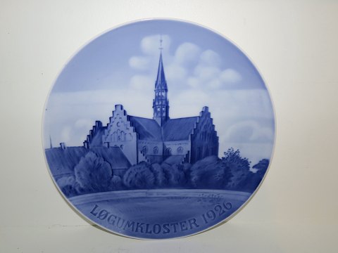 Royal Copenhagen Mindeplatte fra 1926Løgumkloster