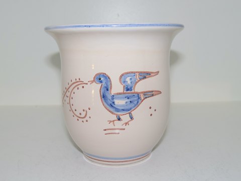 Hjorth keramikKrukke med fugl