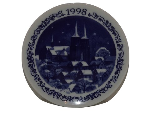 Royal Copenhagen miniature plate from 1998Roskilde Cathedral