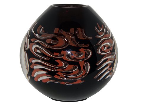 Orrefors kunstglasVase af Jan Johansson