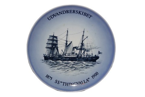 Bing & GrøndahlMarineplatte Udvandrerskibet Thingvalla - Platte #8