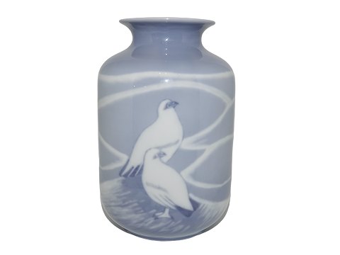 Bing & GrøndahlVase med to hvide duer