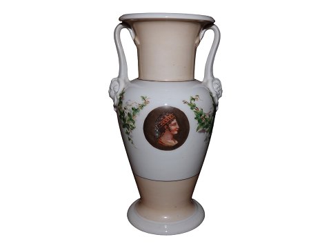 Bing & GrøndahlAntik vase med to dame portrætter og efeu