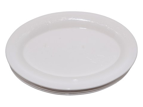 UrsulaOval hvid frokosttallerken 28,3 cm.