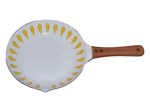 LotusYellow pan with wooden handle