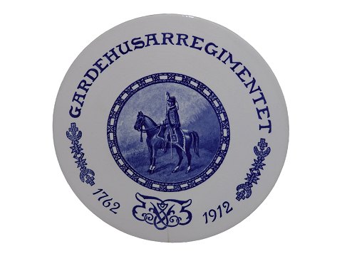 Aluminia platteGarderhusarregimentet 1762-1912
