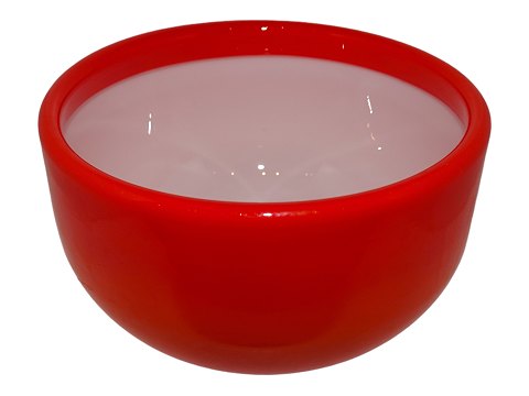 Holmegaard PaletRød skål 16,5 cm.