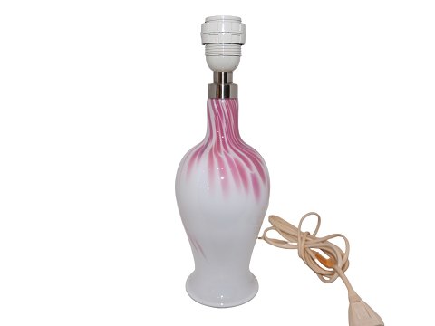 HolmegaardTorino pink og hvid bordlampe