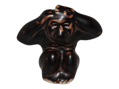Royal CopenhagenMiniature figur af abe