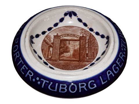 Aluminia reklame askebægerTuborg Øl fra ca. 1900-1910