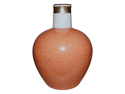 Royal Copenhagen
Lille orangerød Craquele vase