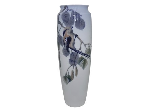 Bing & Grondahl, 
Tall Art Nouveau vase with bird