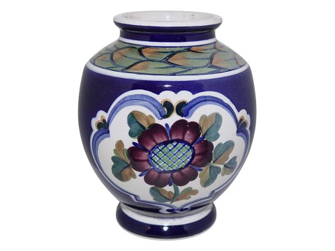 Aluminia 
Blue vase