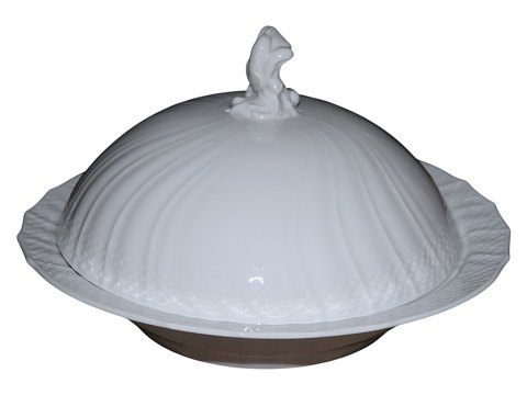 White curved
Rare covered dish  from 1898-1923