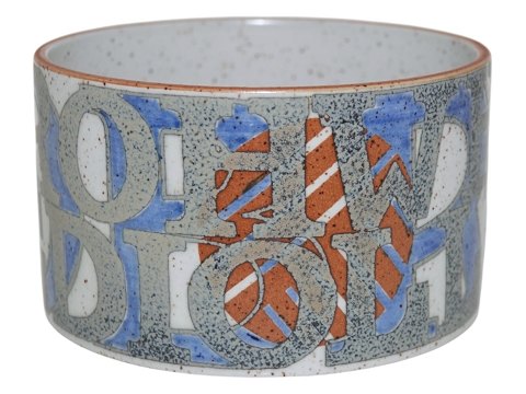 Royal Copenhagen keramik
Skål med bogstaver af Bo Kristiansen