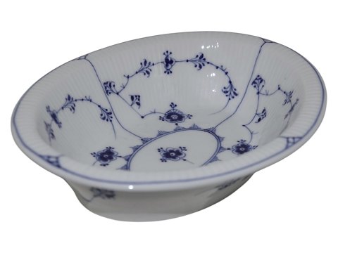 Musselmalet RifletSjælden, lille oval skål