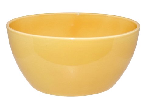 UrsulaStor oval gul skål 20,8 cm.