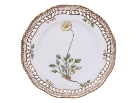 Flora DanicaFrokosttallerken med gennembrudt kant 22,5 cm. #3554